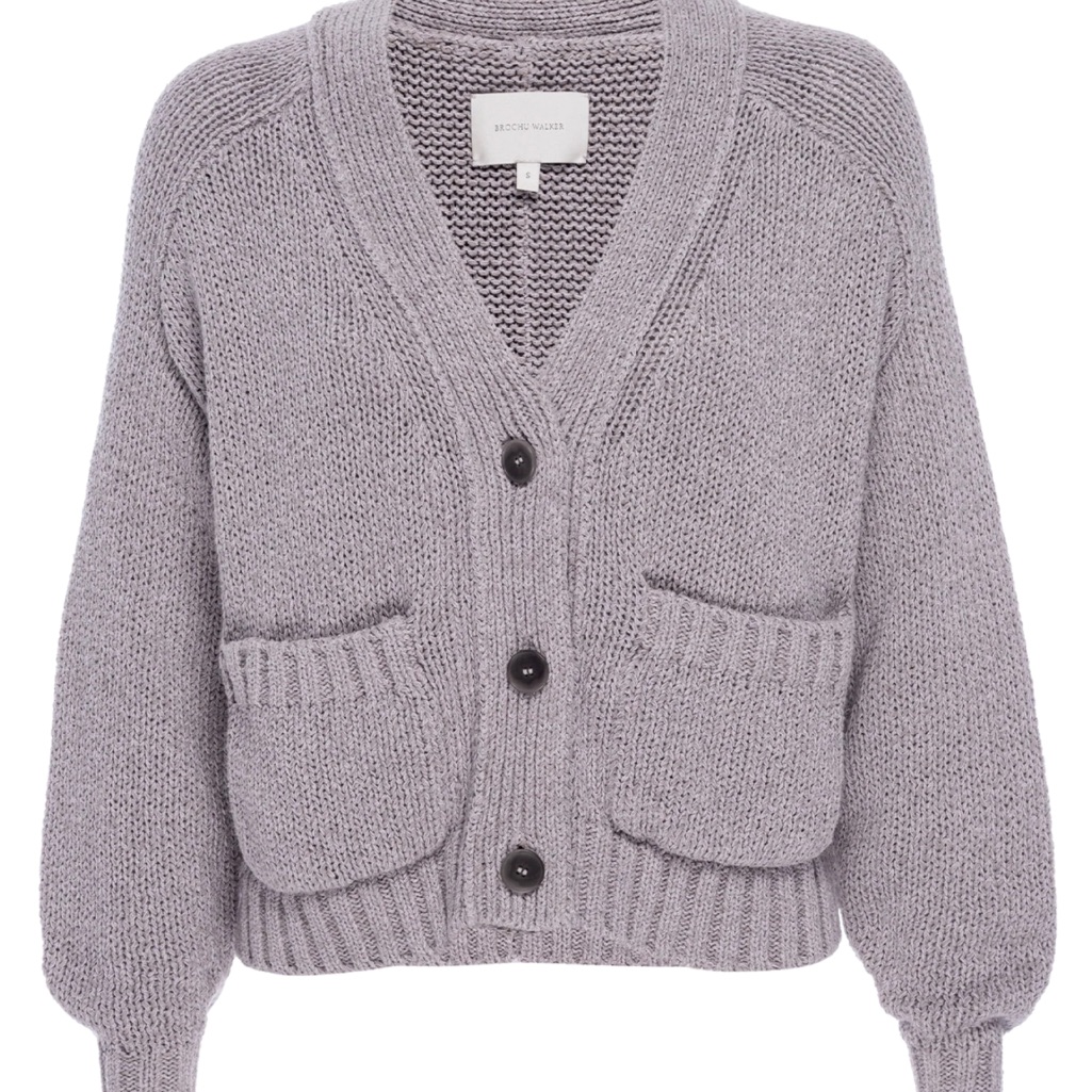 Brochu Walker - Asher Multi Cropped Chunky Knit Cardigan